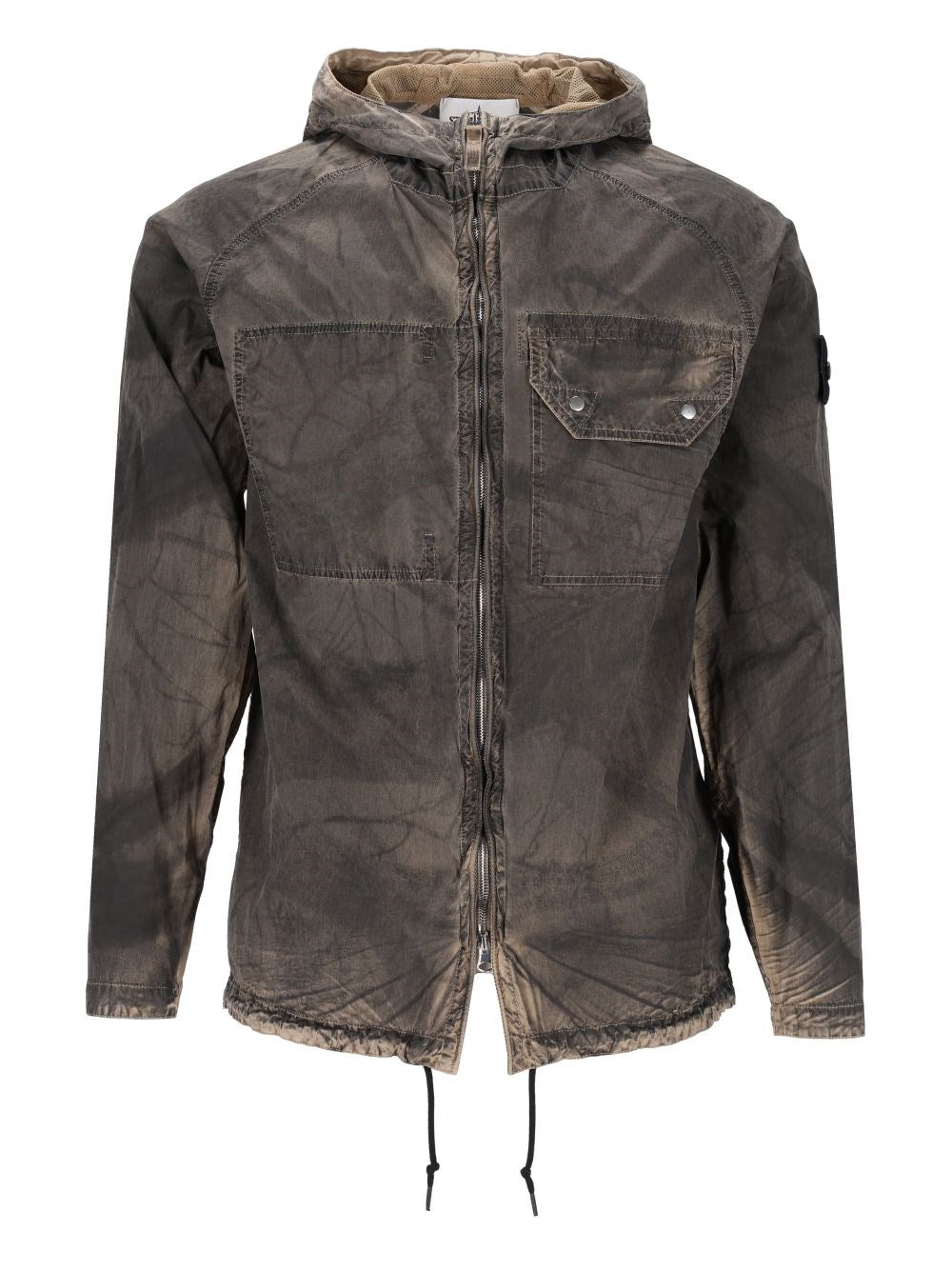 Stone Island Men Laser Forest Camo Hooded Jacket