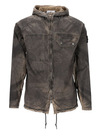 Stone Island Men Laser Forest Camo Hooded Jacket
