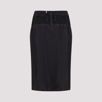 Maison Margiela Acetate Midi Skirt Women