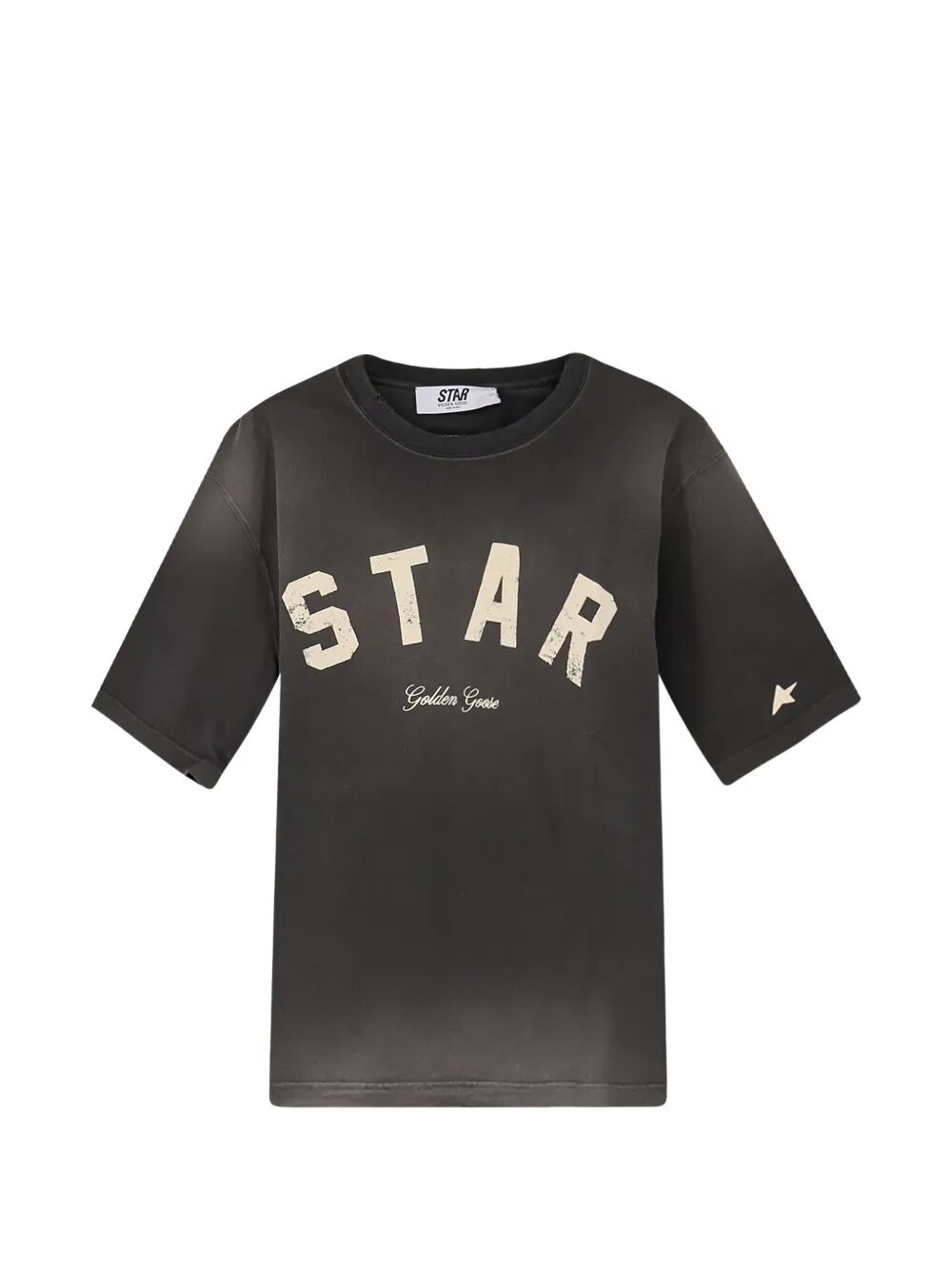 GOLDEN GOOSE Star/ Unisex Relaxed Fit T-Shirt Star Golden Goose Print Women