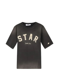 GOLDEN GOOSE Star/ Unisex Relaxed Fit T-Shirt Star Golden Goose Print Women