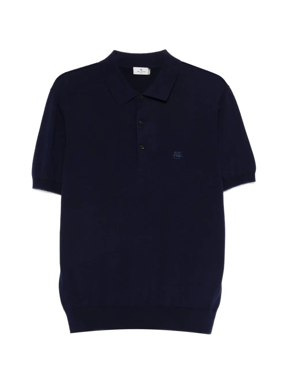 ETRO Knitted Cotton Polo Shirt Women
