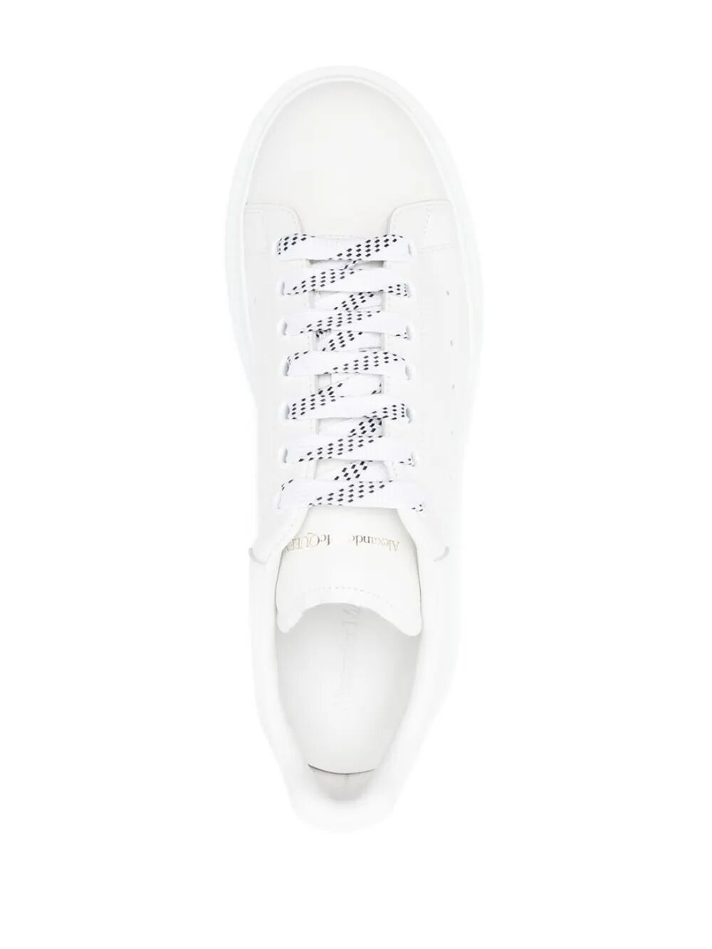 Alexander Mcqueen Women Oversized Sneakers In White Leather