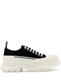 ALEXANDER MCQUEEN Tread Slick Canvas Lace Up Sneakers Women