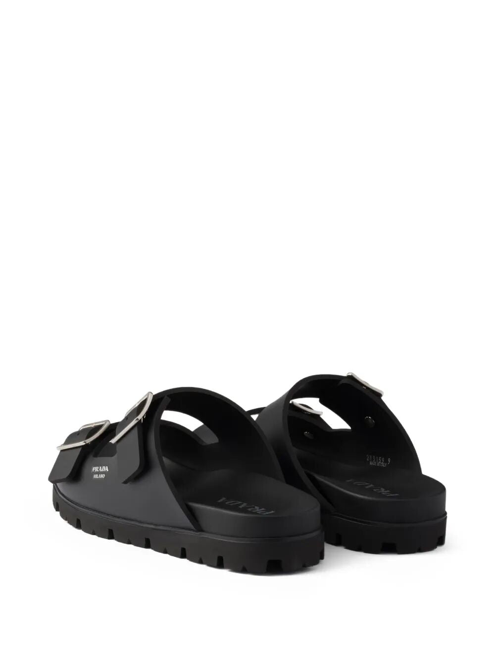 PRADA Double-Strap Buckle Sandals Women