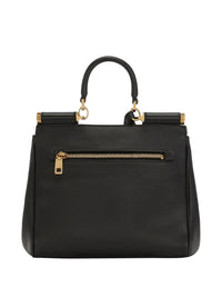 Dolce & Gabbana Women My Sicily Small Handbag In Plongé Calfskin