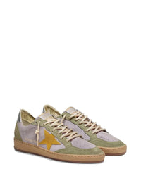GOLDEN GOOSE Golden Goose Women Ball Star Suede Sneakers With Laminated Leather Heel Tab