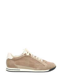 BRUNELLO CUCINELLI Suede Sneakers With Leather Inserts Women