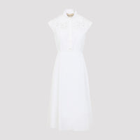Valentino Embroidered Midi Dress Women