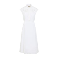 Valentino Embroidered Midi Dress Women