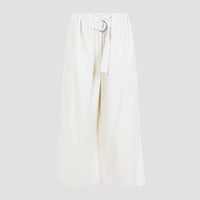 Loewe Cropped Belted Trousers Women