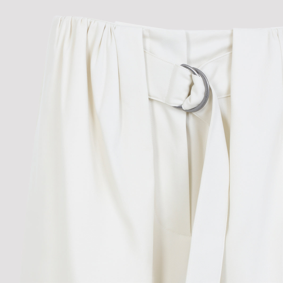 Loewe Cropped Belted Trousers Women
