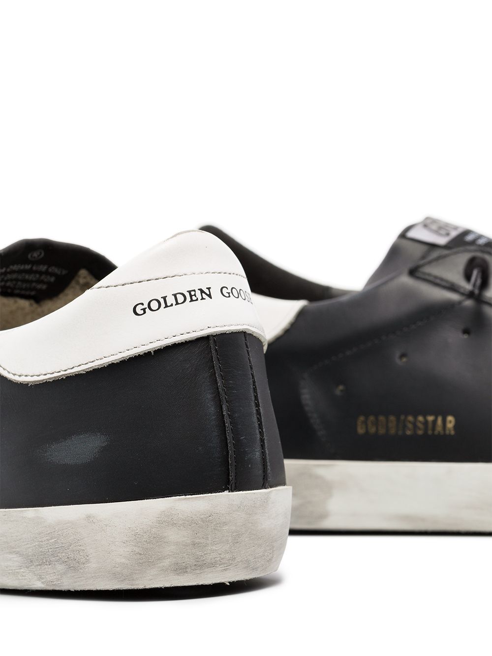 GOLDEN GOOSE Super-Star Distressed-Effect Leather Sneakers Women