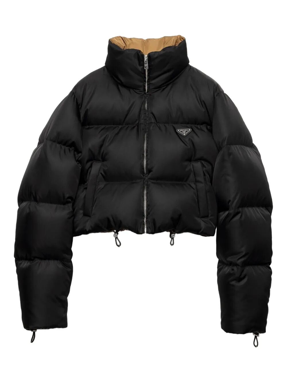 PRADA Piumino Cropped In Re-Nylon Women