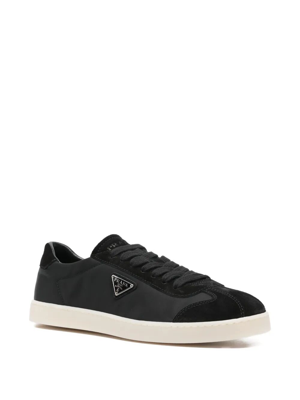 PRADA Nylon Sneakers With Suede Inserts Women