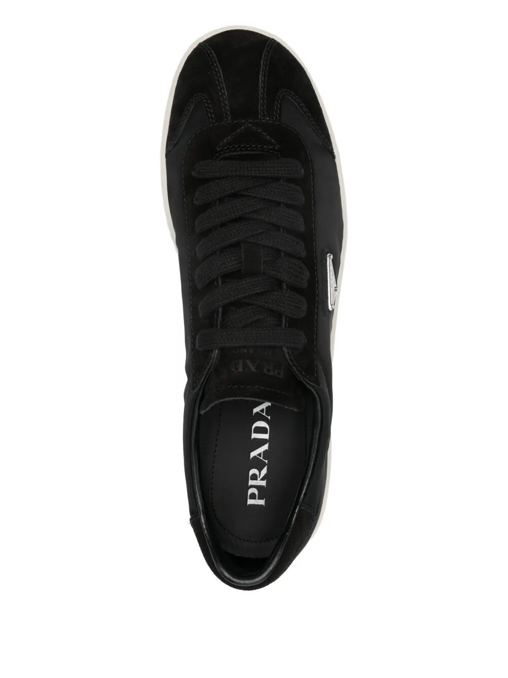 PRADA Prada Men Nylon Sneakers With Suede Inserts