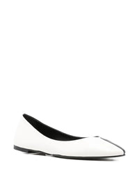 JACQUEMUS Les Ballerines Ovalo In Two-Toned Leather Women