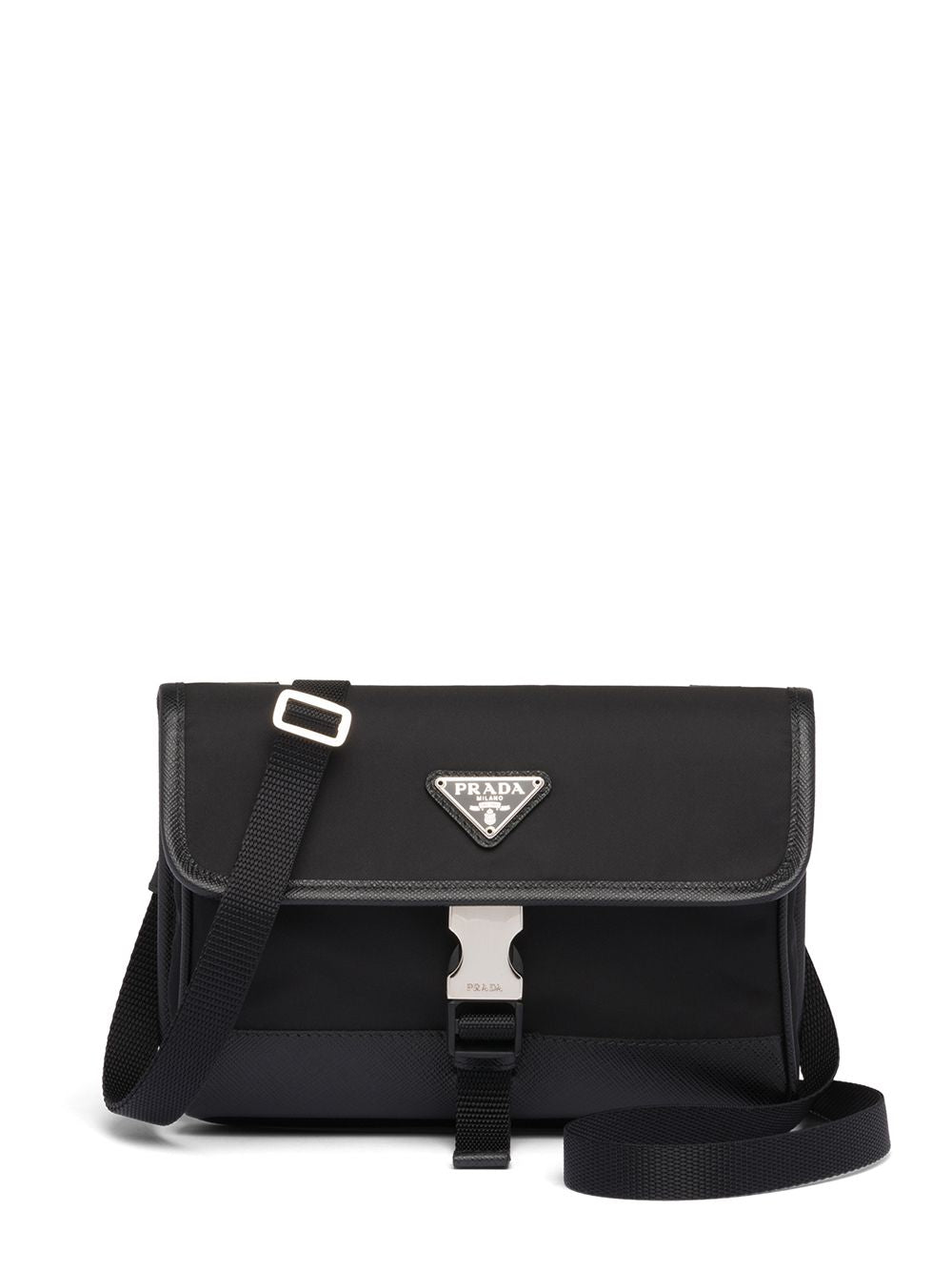 Prada Men Re-Nylon And Saffiano Leather Smartphone Case
