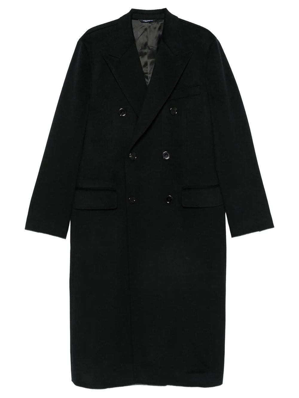 Dolce & Gabbana Men Cappotto Doppiopetto In Lana Vergine