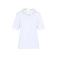 Carven Pearl Necklace T-Shirt Women