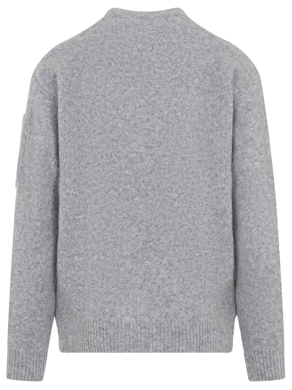 Maglione Girocollo In Lana Con Dettaglio Lens Women