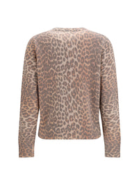 Ganni Women Tiger-Print Sweater