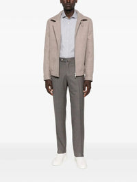 Brunello Cucinelli Men Cotton And Lyocell Shirt