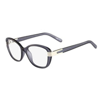 Chloe Eyeglasses Cat Eye Full Rim, Dark Grey Frame and Clear Demo Lens Lens CE2650036