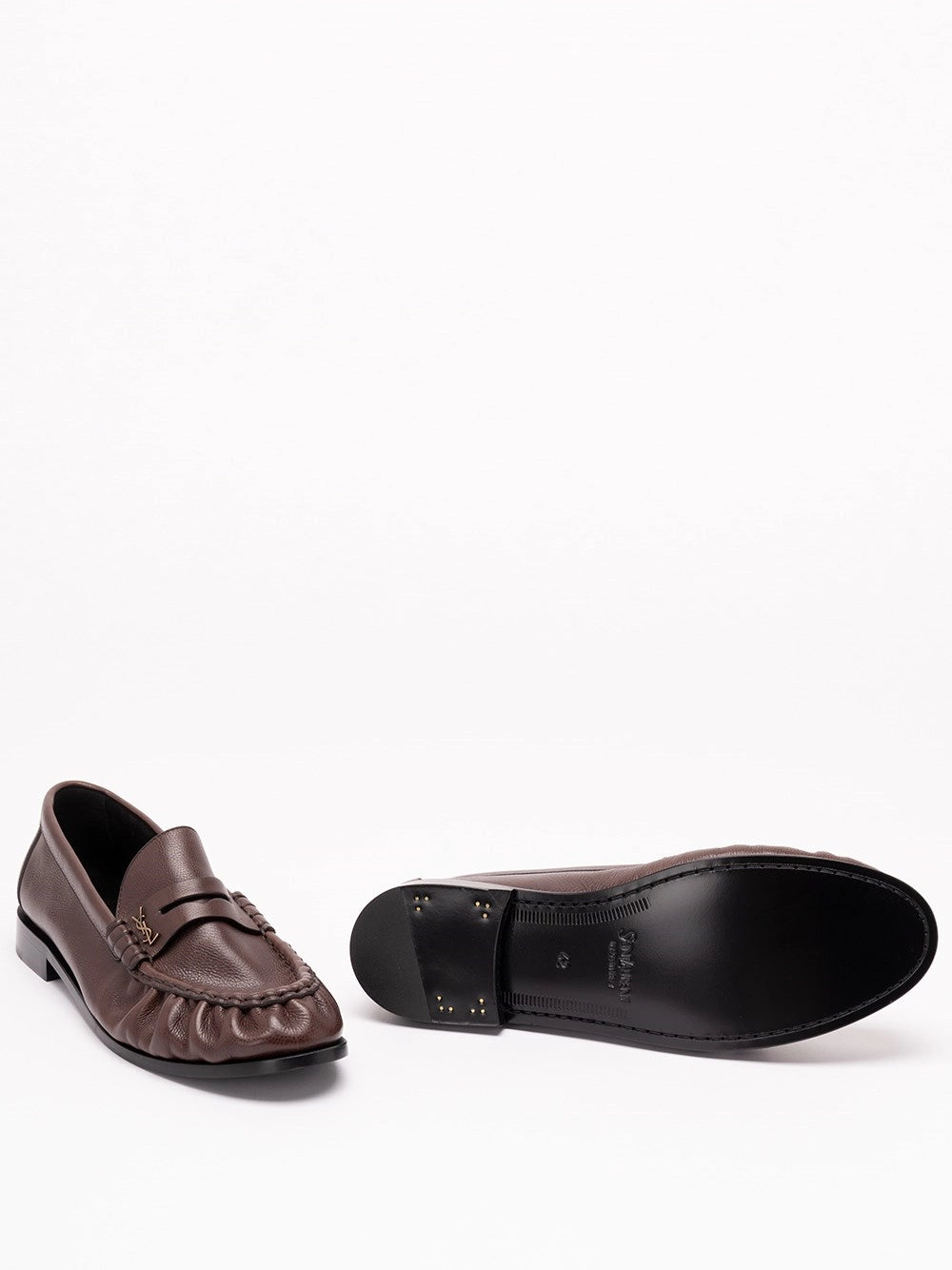 Saint Laurent Men Le Loafer Supple In Matte Leather