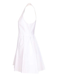 Sportmax Women Ara Sleeveless Washed Cotton Mini Dress