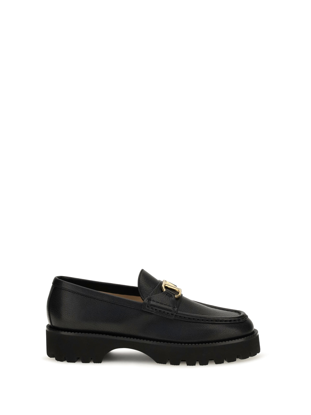 VALENTINO GARAVANI Valentino Garavani Women Vlogo Signature Leather Loafers