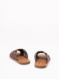 Miu Miu Women Woven Leather Sandals