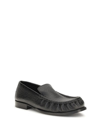 Dries Van Noten Women Grained Leather Loafers