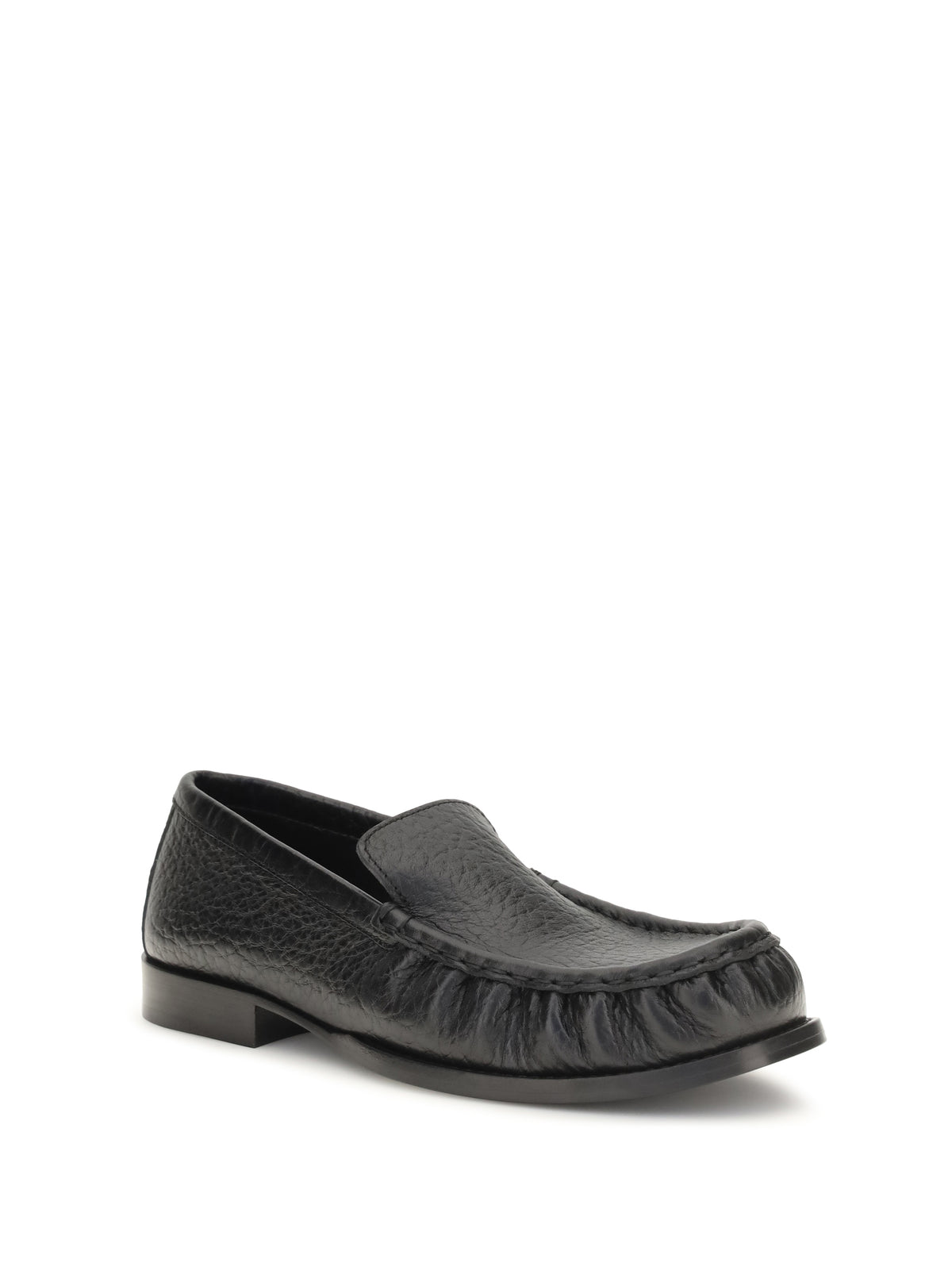 Dries Van Noten Women Grained Leather Loafers