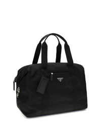 Prada Men Travel Bag In Re-Nylon And Saffiano