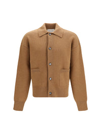 Ami Paris Men Wool Shirt Collar Cardigan