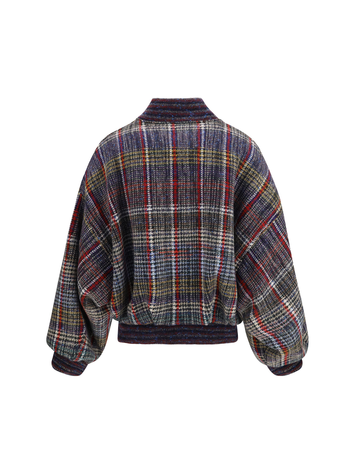 Missoni Women Caperdoni Check Wool Bomber