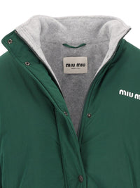 Miu Miu Women Pongé Blouson
