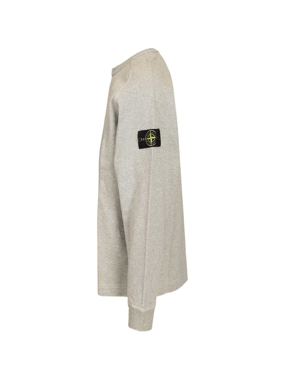 Stone Island Men Grey Melange Sweatshirt