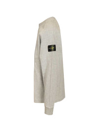 Stone Island Men Grey Melange Sweatshirt