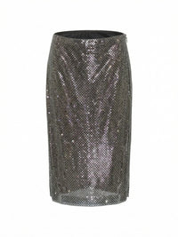 Self-portrait Self-Portrait Women Rhinestone Midi Skirt