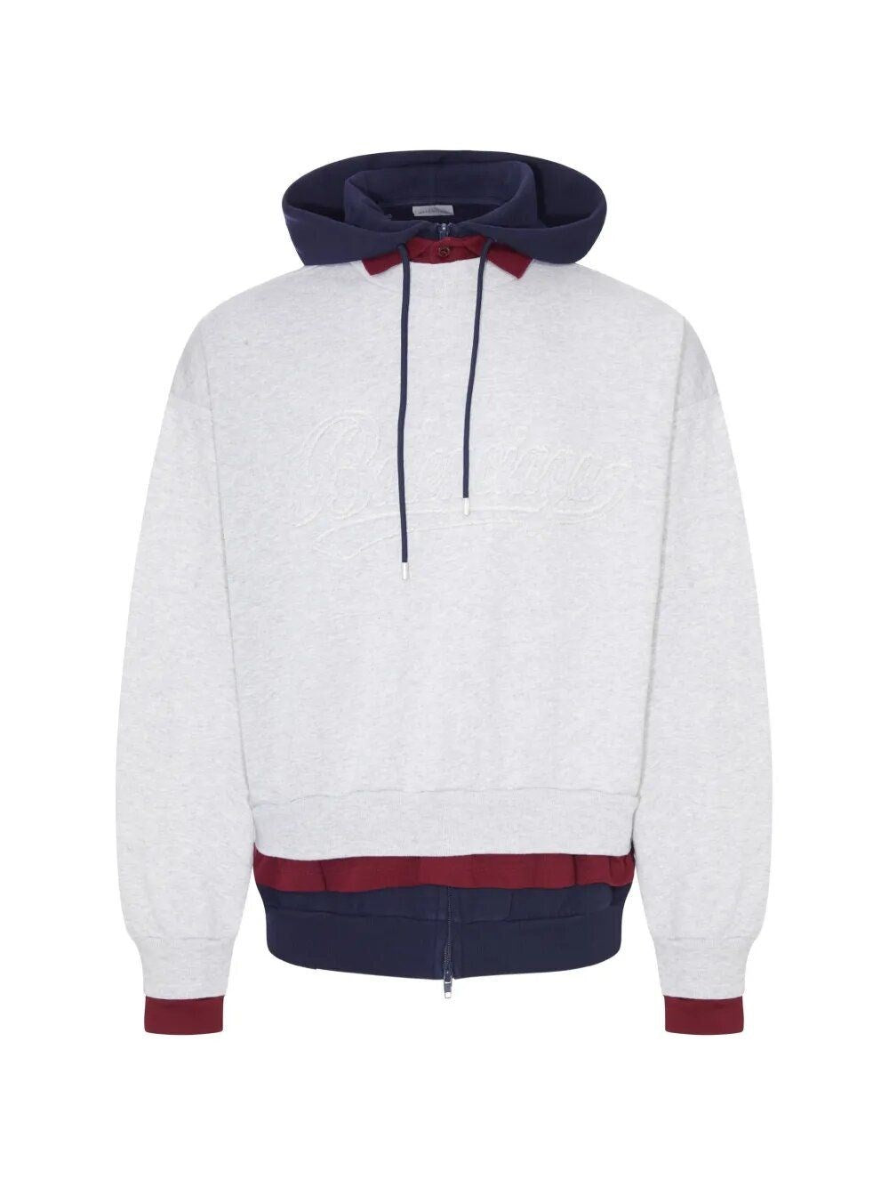 Balenciaga Men Layered Hoodie