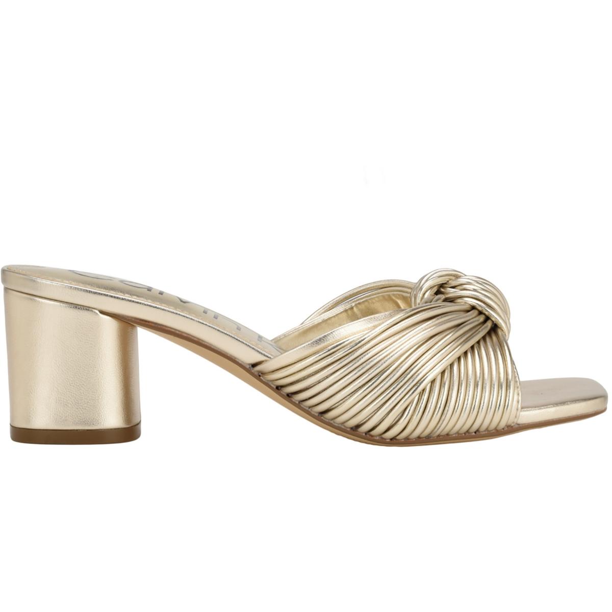Beanca Womens Faux Leather Slip-On Strappy Sandals