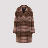 Moschino Check Coat Women