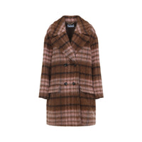 Moschino Check Coat Women