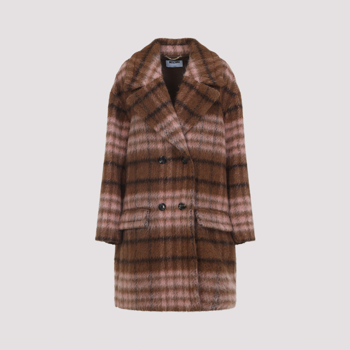 Moschino Check Coat Women