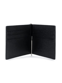 SAINT LAURENT PARIS Saint Laurent Paris Bill Clip Wallet In Grain De Poudre Leather Women