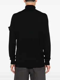 STONE ISLAND Stone Island Men Ribbed Wool Turtleneck Sweater