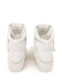 Mesh And Suede Kick High-Top Sneakers Women
