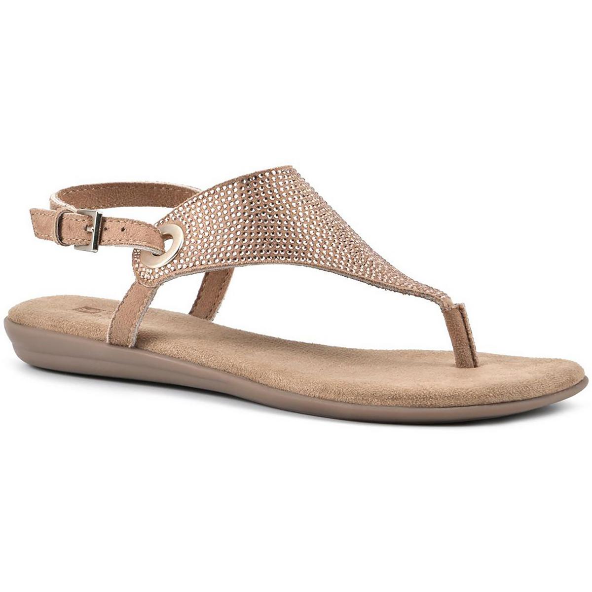 London Womens Buckle Flat Sandals